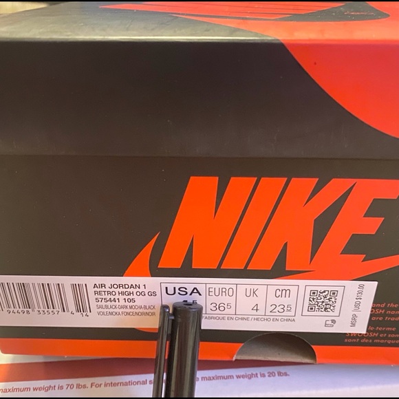 Jordan 1 university blue retro - Picture 5 of 5